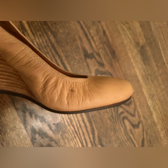 Lanvin Ballerina Wedge Heels Size 37.5 - Picture 10 of 10